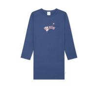 Schiesser Nachthemd Langarm-Nightwear 1 Chemise de Nuit, Bleu Jeans 181820, 140 Fille