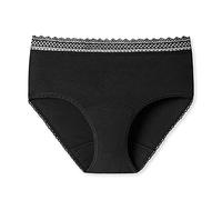 Schiesser Pack de 2 Culottes menstruelles/Slip pour période Coupe Confort Anti-Fuite-Secret Care Coquille de Protection, Noir_176300, 42/44 (Lot de 2) Femme
