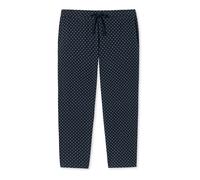 SCHIESSER Pantalon de pyjama bleu nuit / blanc, Taille L-XL