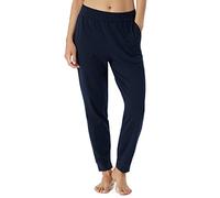Schiesser Pantalon de Pyjama Long en Coton pour Femme - Mix + Relax, Bleu foncé_179266, 38