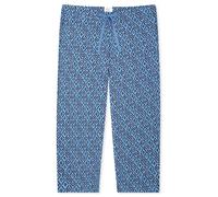 SCHIESSER Pantalon de pyjama 'Mix Relax' bleu clair / vert / noir / blanc, Taille XXL