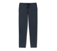 SCHIESSER Pantalon de pyjama 'Mix & Relax' bleu nuit / blanc, Taille M
