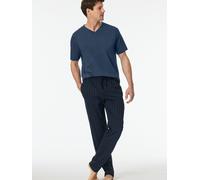SCHIESSER Pantalon de pyjama ' Mix + Relax ' bleu nuit, Taille XXL
