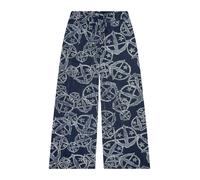 SCHIESSER Pantalon de pyjama ' SCHIESSER 150 YEARS ' bleu foncé / blanc, Taille S