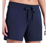 Schiesser Pantalon de Sommeil Court Bas de Pyjama, Blau, 46 Femme