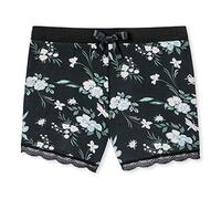 Schiesser Pantalon de Sommeil Court Bas de Pyjama, Noir, 46 Femme