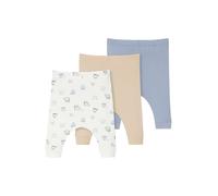 SCHIESSER Pantalon 'Natural Love' beige / bleu / blanc, Taille 86