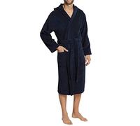 Schiesser Peignoir long à capuche Bleu marine (815) M Homme