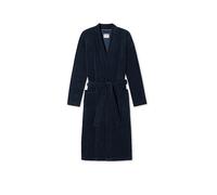 SCHIESSER Peignoir bleu marine | XL