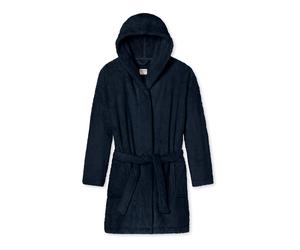 SCHIESSER Peignoir court bleu foncé, Taille L