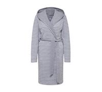 SCHIESSER Peignoir court gris chiné / blanc, Taille M