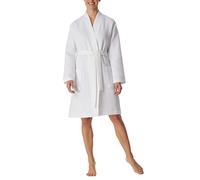 Schiesser Peignoir de bain et sauna pour femme 178411 gaufre piqué blanc XL