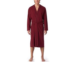 Schiesser Peignoir Fine Interlock, Bordeaux, XL Homme