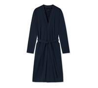 SCHIESSER Peignoir long bleu foncé, Taille M