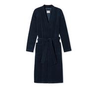SCHIESSER Peignoir long ' Feather Terry ' bleu foncé, Taille L