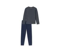 SCHIESSER Pyjama anthracite gris | 52