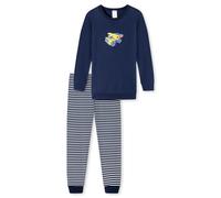 SCHIESSER Pyjama bleu / bleu marine / jaune / rouge, Taille 92