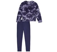 SCHIESSER Pyjama bleu foncé / violet, Taille 140