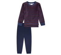 SCHIESSER Pyjama ' Boys World ' bleu foncé / rouge foncé, Taille 98