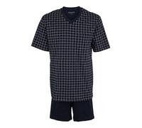 Schiesser Homme Schiesser Herren Schlafanzug Kurz Pyjamaset Ensemble de pyjama, Bleu Foncé, 56 EU