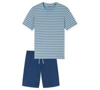 SCHIESSER Pyjama court ' Casual Nightwear ' bleu clair, Taille XXL