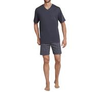 Schiesser Pyjama Court Ensemble de Pijama, Anthracite_159636, 62 Homme