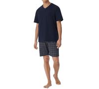 Schiesser Pyjama Court Ensemble de Pijama, Bleu_159636, 50 Homme