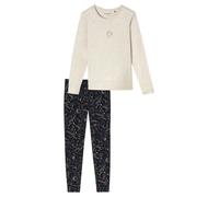 SCHIESSER Pyjama ' Family ' beige chiné / rose ancienne, Taille L-XL