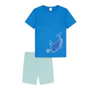 SCHIESSER Pyjama ' Girls World ' turquoise / aqua, Taille 98