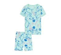 SCHIESSER Pyjama ' Girls World ' vert clair, Taille 92