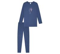 SCHIESSER Pyjama 'Horse World' indigo / rose clair, Taille 116