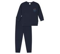 SCHIESSER Pyjama 'Kids Nightwear' bleu ciel / bleu foncé / rouge, Taille 98