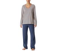 Schiesser Damen Schlafanzug Lang Baumwolle-Nightwear Ensemble de Pijama, Champagne 181756, 40 Femmes