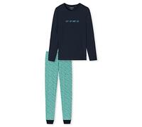 Schiesser Pyjama Long Ensemble de Pijama, Mint_173856, 16 Ans Fille