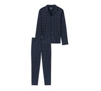 SCHIESSER Pyjama long ' Fine Interlock ' bleu nuit, Taille M