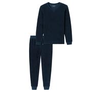 SCHIESSER Pyjama long ' Selected Premium Warming ' bleu nuit, Taille XXL