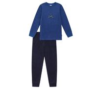 SCHIESSER Pyjama 'Nightwear 1' bleu / noir, Taille 98