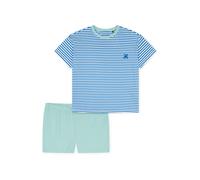 SCHIESSER Pyjama ' Nightwear ' aqua / menthe, Taille 140