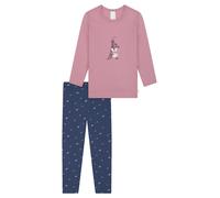 SCHIESSER Pyjama 'Nightwear' beige / bleu marine / rose ancienne, Taille 98