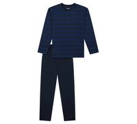 SCHIESSER Pyjama 'Nightwear' bleu / bleu nuit, Taille 176