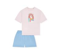 SCHIESSER Pyjama ' Nightwear ' bleu clair / rose, Taille 152