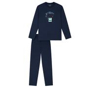 SCHIESSER Pyjama ' Nightwear ' bleu foncé, Taille 152