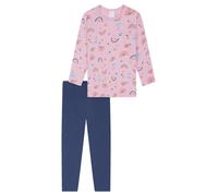 SCHIESSER Pyjama 'Nightwear' bleu violet / rose ancienne, Taille 116