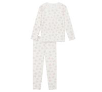 SCHIESSER Pyjama rose / blanc cassé, Taille 116