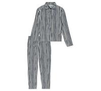SCHIESSER Pyjama ' Selected Premium ' graphite / blanc, Taille L