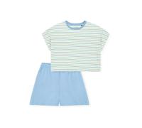 SCHIESSER Pyjama ' Teens Nightwear ' bleu clair / menthe / blanc, Taille 164