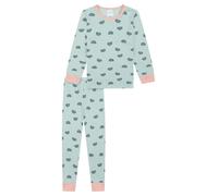 SCHIESSER Pyjama vert / menthe / rose pastel, Taille 104