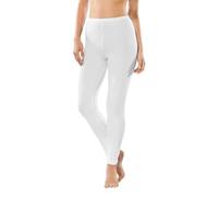 Schiesser (SCHGX) - Caleçon Long - Femme - Blanc (100-Weiss) - FR : 42 (Taille Fabricant : 40)