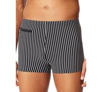 Schiesser Schiesser Maillot de Bain pour Homme avec Jambe - avec Poche zippée - Coupe ajustée - en Jersey Simple - Bleu, Noir_183426, XL