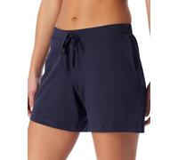 Schiesser Schiesser Short de Pyjama pour Femme en Coton mélangé + Bas de Pyjama Relaxant (Lot de 1), Bleu foncé_184098, 40